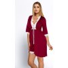 Hamana Madlen gown bordo Bordó