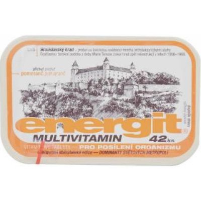 Energit multivitamín pomaranč 42 ks