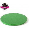 Decora Decora Podnos PEVNÝ zelený kruh 30 cm (1)