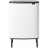 Dotykový odpadkový kôš BO HI 2 x 30 l, biela, Brabantia