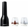 FinaMill by Pepperfield Elektrický mlynček USB čierny, darčeková sada