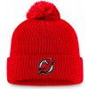 Fanatics Pánska Zimná Čiapka New Jersey Devils A/CAP Beanie Cuff Pom