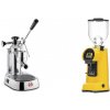 La Pavoni Europiccola Lusso + Eureka Helios 65, yellow
