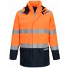 Portwest FR605 Bizflame Rain+ Hi-Vis Light Arc Bunda, Veľkosť L, Farba Orange/Navy