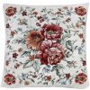 Mondo Italia Gobelínová obliečka na vankúš červené Kvety Chenille IT112 Červená 40x60 cm