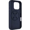 Kožený zadní kryt FIXED MagLeather s podporou MagSafe pro Apple iPhone 16 Pro, modrý FIXLM-1402-BL