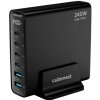 Cubenest S6D0 GaN 240W čierna / 4× USB-C / 2× USB-A / 5A / GaN / Power Delivery 3.1 (S6D0)