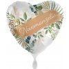 Premioloon Fóliový svadobný balón - Natural Novomanželia