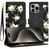 Techsuit FlipCraft puzdro na iPhone 15 Pro Max – Kvety úsvitu