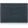 Paolo Peruzzi Kožené puzdro na karty a vizitky | tmavomodrá T-150-NV