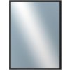 DANTIK - Zrkadlo v rámu, rozmer s rámom 60x80 cm z lišty KASETTE čierna (2759)