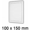 Plastové revízne dvierka 100 x 150 mm s montážnym golierom MIKAWI 59-2842