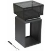CATTARA Ohnisko CUBE s mriežkou, 74 cm
