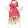 Cashmere Dámsky fuchsiovo ružový teplý dlhý zimný šál 208x64 cm