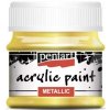 akrylová farba metalická Pentart 50 ml baroková zlatá