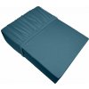 Takoy Plachta jersey s gumou 120x200x20 cm z bavlny farba tmavá tyrkysová 140 g/m2 ADELA-HF-451296 | 120 x 200 x 20 cm