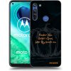 Picasee silikónový prehľadný obal pre Motorola Moto G8 - Pumpkin