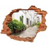 Diera 3D fototapeta na stenu Pôvabné ulice 90x70 cm