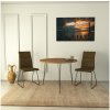 Asir | Jedálenský stôl SANDALF 75x90 cm hnedá | AS0564