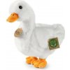 Rappa Plyšová kachna bílá 24 cm ECO-FRIENDLY