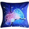 XPOSE® Mikroplyšová obliečka na vankúš PLAY (digitálna tlač) 40x40 cm, Mikroplyš