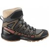 Salomon XA Pro V8 Winter CSWP J 477800 Pewter/Black dětské zimní nepromokavé boty 32 EUR