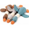 Reedog Plush Duck, plyšová pískacia hračka, 32 cm - šedá