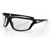 ZANheadgear Florida Sunglass Gloss Black Frame Clear Lens