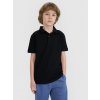 4F detské polo tričko U513 čierne