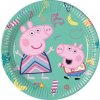 GODAN Papierové taniere Prasiatko Peppa 20 cm 8 ks 5201184934883