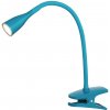 Rabalux 4195 LED svietidlo s klipom Jeff 1x4,5W | 330lm | 3000K - modrá