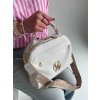 Laura Biaggi Kufríková kabelka do ruky/crossbody DX-P-291-white