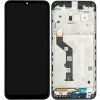 LCD Displej + dotykové sklo + rám Motorola Moto E7 Plus čierna farba