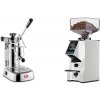 La Pavoni Professional Lusso + Eureka Mignon Specialita Smart, CR white