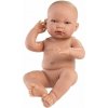 Bábika Llorens 84302 New Born Dievčatko - realistická bábika bábätko s celovinylovým telom - 43 cm (8426265843022)