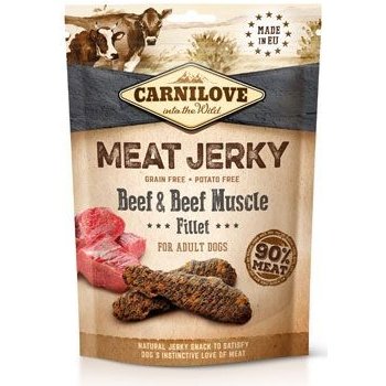 Carnilove Dog Jerky Beef with Beef Muscle Fillet 100 g