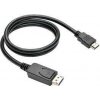 Kabel C-TECH DisplayPort/HDMI, 2m, černý CB-DP-HDMI-20