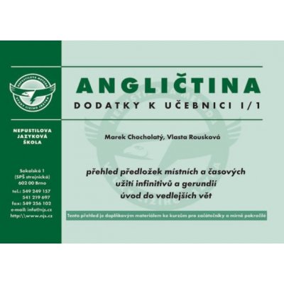 Angličtina dodatky Vlasta Rousková