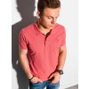 Ombre Clothing Pánske basic polo triko Douglas korálová M