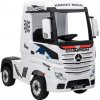 LEAN CARS elektrické autíčko MercedesBenz Actros biele 4x45W - 2x12V7Ah - 2023