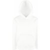 Fruit of the Loom Mikina Classic Kids Hooded Sweat s kapucí, dětská COT162043001a5-white Bílá 128