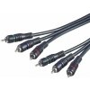 PremiumCord Kábel 3x CINCH-3x CINCH M/M 2m HQ kjackcmm3hq-2