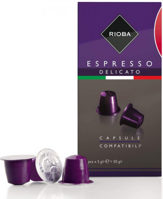 RIOBA Delicato Nespresso 10 ks od 2,57 € - Heureka.sk