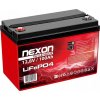 NEXON AKUMULÁTOR LIFEPO4 100AH 12,8V, BLUETOOTH (APLIKACE) A TOPNÁ PODLOŽKA