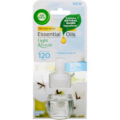Air Wick Essential Oils náplň do elektrického osviežovača vzduchu light & fresh 19 ml