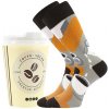 Lonka Coffee socks Unisex trendy ponožky BM000002820700101260 vzor 4 38-41 (dámská)
