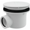 Alcadrain Sifón pre sprchovú vaničku 90 mm, lesklá biela A49K-B