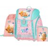 Oxybag Školská taška pre prvákov PREMIUM LIGHT Mačka set