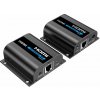 PremiumCord 4K@30Hz HDMI extender na 60m přes jeden kabel Cat6/6a/7, lokální HDMI výstup