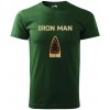 Handel Tričko - Iron man Farba: fľaškovozelená, Veľkosť: S, Strih trička: pánsky